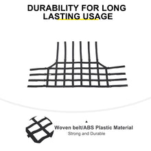 Fabric Strap & ABSFor 2007-2018 Jeep Wrangler JKU 4 Door Rear Trunk Mesh Cargo Net Organizer Restraint Protective Roof Top Baggage RT-TCZ