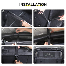 For Jeep Wrangler JK JL 4-Door Version Interior Rear Cargo Trunk Seat Back Isolation Cover Shield Accessories RT-TCZ