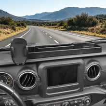 For 2018-2023 Jeep Wrangler JL & Gladiator JT 4Xe Dash Phone Holder Mount Bracket Storage Tray (2 pcs) RT-TCZ