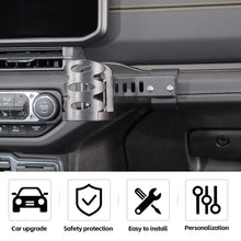 For 2024+ Jeep Wrangler JL & Gladiator JT Co-pilot Handlebar Water Cup Holder Mount Bracker RT-TCZ