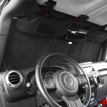 For Jeep Wrangler JK TJ Front Windshield Sunshade Sun Shade Heat Shield Sun Visor Mat RT-TCZ