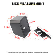 For 2024+ Jeep Wrangler JL 4-Door Version Interior Rear Cargo Safe Box Storage Combination Key Lock RT-TCZ