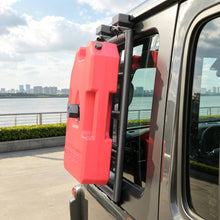 For 2018+ Jeep Wrangler JL Exterior Car Rear Window Mount Climbing Ladder Water/Gal Tank Accessories RT-TCZ