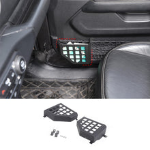 For 2018+ Jeep Wrangler JL & Gladiator JT Front Door Net Replacement Insert Metal Door Pocket Map Storage Box Short Version