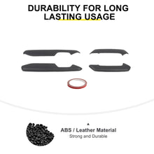For 2018+ Jeep Wrangler JL & Gladiator JT Innet Door Armrest Handle Panel Guard Cover Decor Trim (4 pcs) RT-TCZ