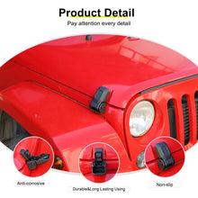 For 2007-2018 Jeep Wrangler JK Engine Hood Lock Catch Bracket Latches Buckle (2 pcs) RT-TCZ