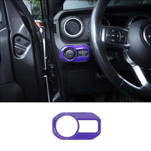 For 2018+ Jeep Wrangler JL JLU & Gladiator JT Car Headlight Lamp Switch Button Decoration Cover Trim RT-TCZ