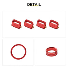 For 2024+ Jeep Wrangler JL & Gladiator JT Aluminum Air Vent & Center Console Control Trim Cover Kit RT-TCZ