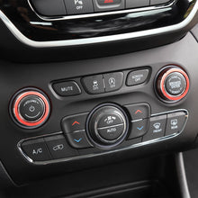 For 2014+ Jeep Cherokee & 2014-2020 Grand Cherokee Audio Switch Button Ring Trim Cover（2 pcs） RT-TCZ