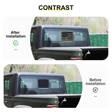 For 2020+ Jeep Gladiator JT Rear Windshield Center Small Window Decal Sticker RT-TCZ
