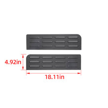 For 2007-2017 Jeep Wrangler JK Black Rear Door Window Louver Air Vent Panel Trim RT-TCZ