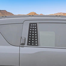 For 2007-2016 Jeep Compass Black Rear Small Window Glass Plate Panel Cover RT-TCZ