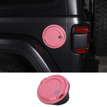 For 2018+ Jeep Wrangler JL Door Fuel Tank Gas Cap Cover With Lock Cover Trim RT-TCZ