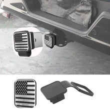 2" Trailer Hitch Cover with American Flag – Patriotic Tow Hitch Plug Insert Cap for 2 Inch Receivers, Fits Most Vehicles RT-TCZ