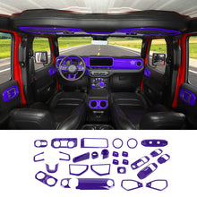 For 2024+ Jeep Wrangler JL & Gladiator JT Interior Center Console Trim Cover Kit (28 pcs) RT-TCZ