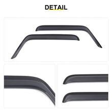For 2007-2018 Jeep Wrangler JK 4-Door Version Car Window Sun Rain Visors Wind Rain Guard (4 pcs) RT-TCZ