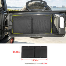 For 2007+ Jeep Wrangler TJ JK JKU JL JLU Black Car Trunk Saddlebag Tool Organizer Tail Door Storage Bag RT-TCZ