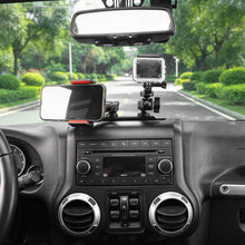 For 2011-2018 Jeep Wrangler JK Center Console Rail Expansion Phone Mount Holder（9 pcs） RT-TCZ