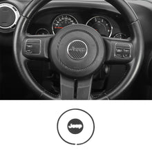 For Jeep Renegade 16+/ Grand Cherokee 11-21/ Cherokee14+/ Wrangler JK 11-18 Steering Wheel Center Trim Cover Soft Carbon Fiber RT-TCZ
