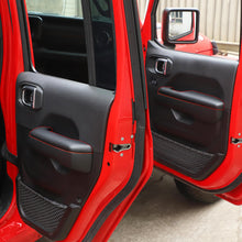 For 2018+ Jeep Wrangler JL & Gladiator JT Innet Door Armrest Handle Panel Guard Cover Decor Trim (4 pcs) RT-TCZ