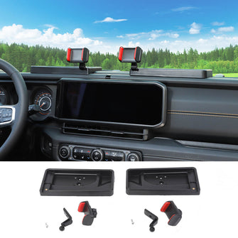 For 2024+ Jeep Wrangler JL/Gladiator JT Center Console Phone Holder With Storage Box Cell Phone RT-TCZ