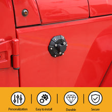 For 2007-2023 Jeep Wrangler JK JL & Gladiator JT 2pc Antenna Base Cover Replacement Trim Black RT-TCZ