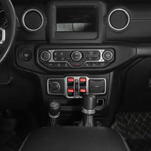 For 2018-2023 Jeep Wrangler JL & Gladiator JT Aluminum Air Vent & Center Console Control Trim Cover Kit（12 pcs） RT-TCZ