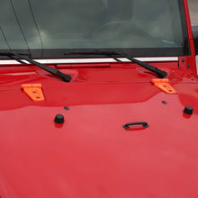 For 2007-2017 Jeep Wrangler JK 2 x Exterior Engine Hood Hinge Cover Trim RT-TCZ