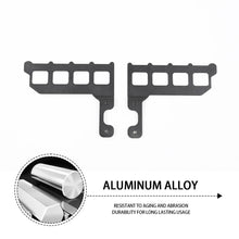 For 2007-2010 Jeep Wrangler JK JKU Front Door Shelf Cargo Rack Luggage Holder Storage Kit RT-TCZ