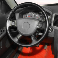 For 2006-2010 Jeep Grand Cherokee & 2007-2012 Liberty Carbon Fiber Steering Wheel Trim Cover （4 pcs） RT-TCZ