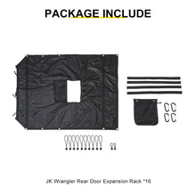 For 2007-2018 Jeep Wrangler JK Sunshade Top Car Bed Rest Roof Hammock Accessories RT-TCZ