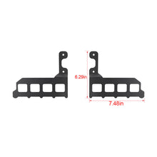 For 2007-2010 Jeep Wrangler JK JKU Front Door Shelf Cargo Rack Luggage Holder Storage Kit RT-TCZ