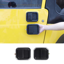 For 1997-2006 Jeep Wrangler TJ Iron+ABS Replace Door Inner/Outer Handle Assembly RT-TCZ