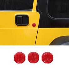For Jeep Wrangler JK JL JT TJ Exterior Car Door Key Jack Socket Trim Cover (3 pcs) RT-TCZ