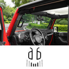 For 2007-2018 Jeep Wrangler JK Front Door Top Grab Handle Aluminium Alloy（2 pcs） RT-TCZ