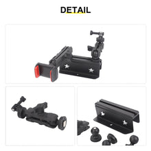 For 2011-2018 Jeep Wrangler JK Center Console Rail Expansion Phone Mount Holder（9 pcs） RT-TCZ