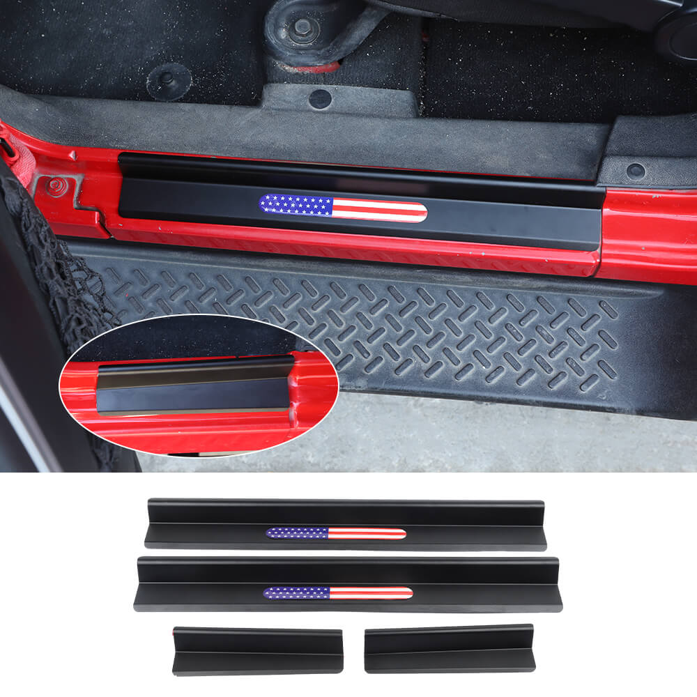 Jeep Door Sill Guards & Threshold Strip | Wrangler, Gladiator