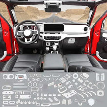 For 2024+ Jeep Wrangler JL 99 x Interior Full Set Decoration Cover Trim Kit White RT-TCZ
