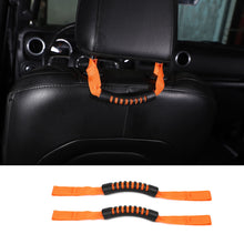 For Jeep Wrangler CJ YJ TJ JL JK JT Rear Seat Headrest Grab Handle Set