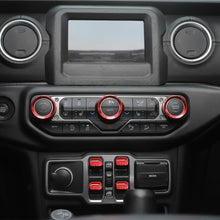 For 2024+ Jeep Wrangler JL & Gladiator JT Aluminum Air Vent & Center Console Control Trim Cover Kit RT-TCZ