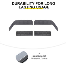 For 2018+ Jeep Wrangler JL Front Rear Window Louver Vent Rear Window Blinds Kit (4 pcs) RT-TCZ