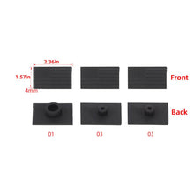 For 2007-2017 Jeep Wrangler JK 3PCS American Flag Tailgate Rubber Seal Plug Black Decor RT-TCZ