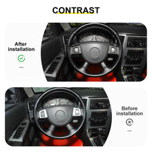 For 2006-2010 Jeep Grand Cherokee Steering Wheel & Gear Shift & Window Switch Panel Trim Cover Kit（10 pcs） RT-TCZ