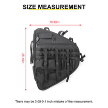 For Jeep Wrangler JKU JLU Interior Car Rear Trunk Multi-Pockets Roll Cage Bar Storage Bag (2 pcs) RT-TCZ