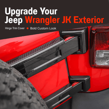 For 2007-2018 Jeep Wrangler JK 2-Door/Hood/Tailgate Hinge Trim Cover (8 pcs) RT-TCZ