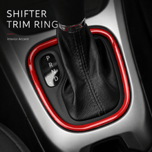 For 2017-2020 Jeep Compass Center Console Shifter & Cup Holder Trim Ring Cover Kit