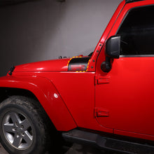 For 2007-2018 Jeep Wrangler JK Front Engine Hood Vinyl Decal Wrap Corner Sticker（2 pcs） RT-TCZ