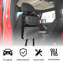 For Jeep Wrangler CJ YJ JK JL JT Aluminum Seat Back Backrest Storage Board Rack Luggage Holder
