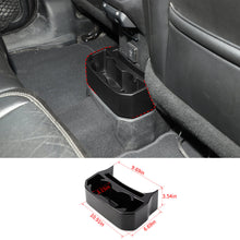 For 2018+ Jeep Wrangler JL JLU, Gladiator JT Rear Seat Cup Holder Floor Console Mounted Drink Holders Storage Box RT-TCZ