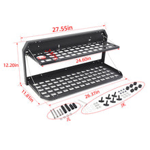 For 2007+ Jeep Wrangler JK JL Foldable Tail Rear Door Tailgate Table Storage Cargo Shelf RT-TCZ